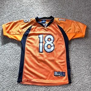 NFL Equipment OnField by Reebok Denver Broncos #18 Peyton Manning Jersey. Youth